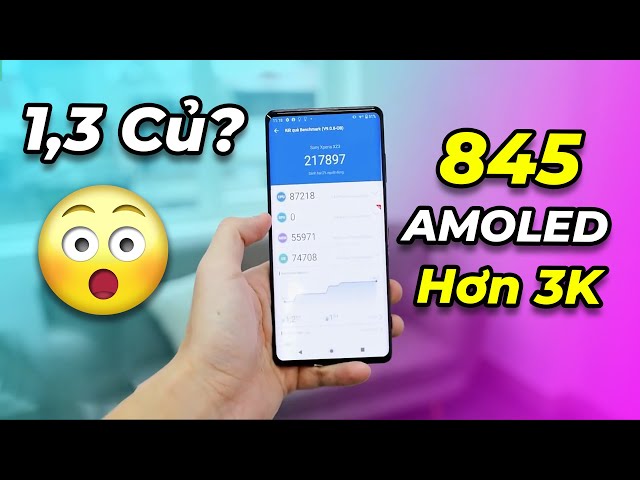 Snap 845 rẻ nhất, màn AMOLED, Pin trên 3K máy chính chiến game! Dimensity 8200 chơi Genshin 4 năm?