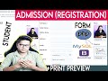 Student online admission form with printable preview in php  registration form with printable form