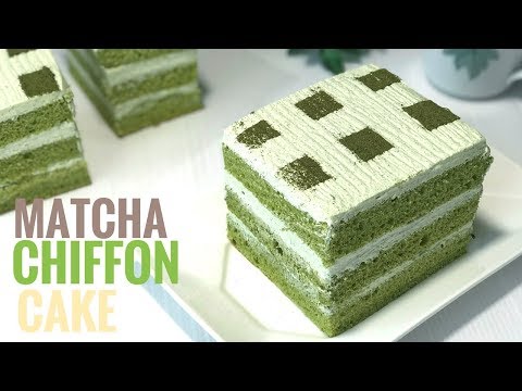 matcha-chiffon-cake-with-matcha-cream-recipe-|-cooking-asmr