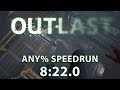 Outlast Any% Speedrun 8:22.0 (PC)