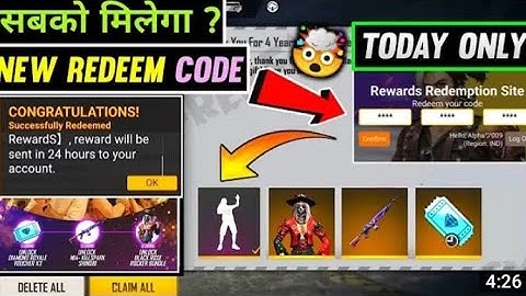 FREE FIRE REDEEM CODE OF KILL CHOR PARA SAMSUNG A3 A5 A6 A7 J2 J5 J7 S5 S6 S7 S9 A10 A20 A30 A50 A70