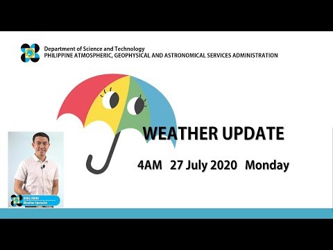 Public Weather Forecast Issued at 4:00 AM July 27, 2020