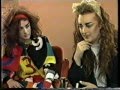 Boy George meets Australian competion winner '1984'