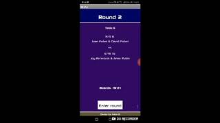 BrIAn bridge electronic scoring system - Entering Scores screenshot 1