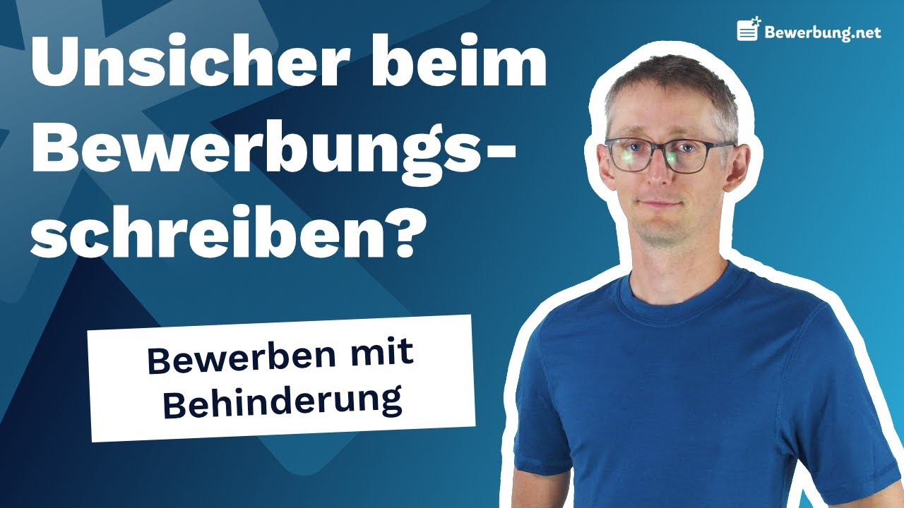 Bewerbung mit Behinderung - So gehst du in Bewerbung und ...