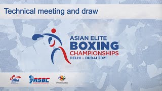 2021 ASBC Asian Men's and Women's Championships | Technical meeting and draw