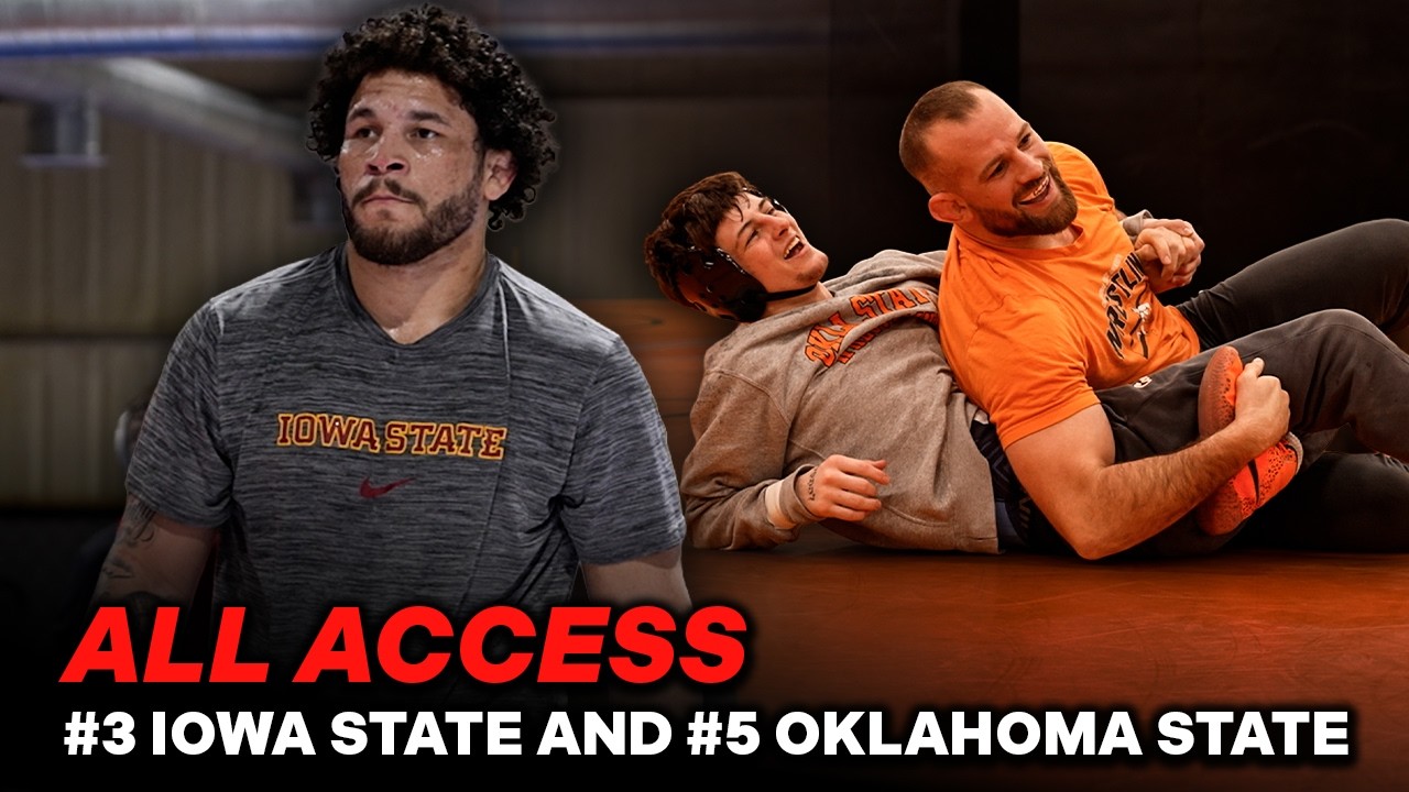 Inside Practice with #3 Iowa State and #5 Oklahoma State The Day Before They Dual!