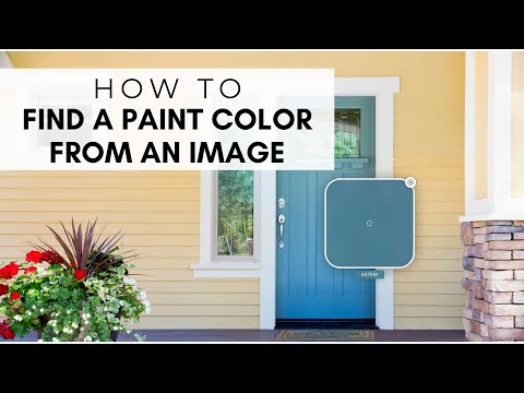 How To Find A Paint Color From An Image