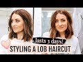 HOW TO STYLE A LOB // EASY WAVES HAIR TUTORIAL | Kendra Atkins