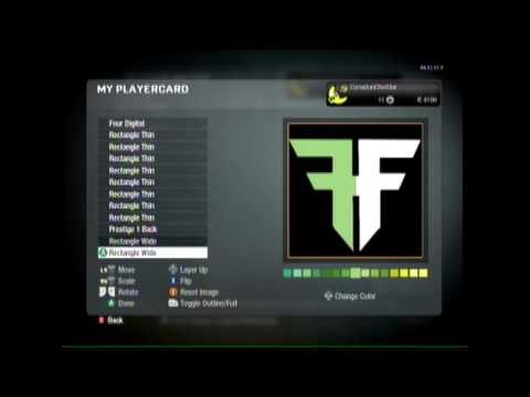 Black Ops | Emblem Tutorial | Fallen Logo (See Through)