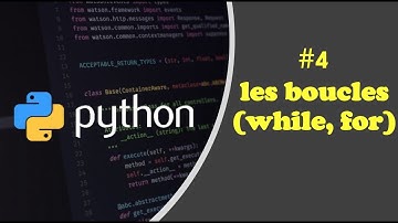 comprendre python #4 :  les boucles / فهم بايثون بالدارجة : الحلقات
