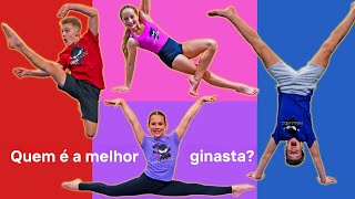 QUEM É A MELHOR GINASTA? ⚡️ Irmãos VS Irmãs! | Historinha Ninja Kidz em Portugues