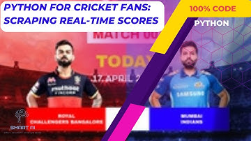 Scraping Real-Time Cricket Scores using Python within 3 minutes ??!!
