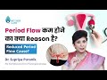 Period Flow कम होने का क्या Reason है? | Reduced Period Flow Cause? | Dr Supriya Puranik