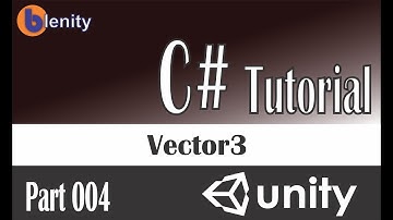 C# Tutorial for unity || Vector3 || Part #4