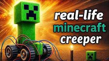 I Made a Real-life Minecraft Creeper That Moves!