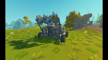 Scrap Mechanic Survival | HowToBuild - Rock Mower 2.0 - Tutorial