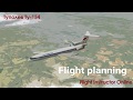 Tu-154M in X-plane Part-2 Flight planning