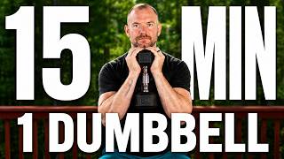 15 Minute Full Body Workout at Home | One Dumbbell, No Repeats