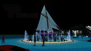 Long Hải: Đài Phun Nước Ấn Tượng Ngay Tại Khu Đậu Xe