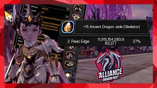 Gladiator ADJ  15 Rotation - HUGE DAMAGE BURST! [Alliance Dragon Nest TOP 1 Gladiator]