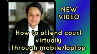 How to attend virtual hearing of courts on mobile / laptop screenshot 4