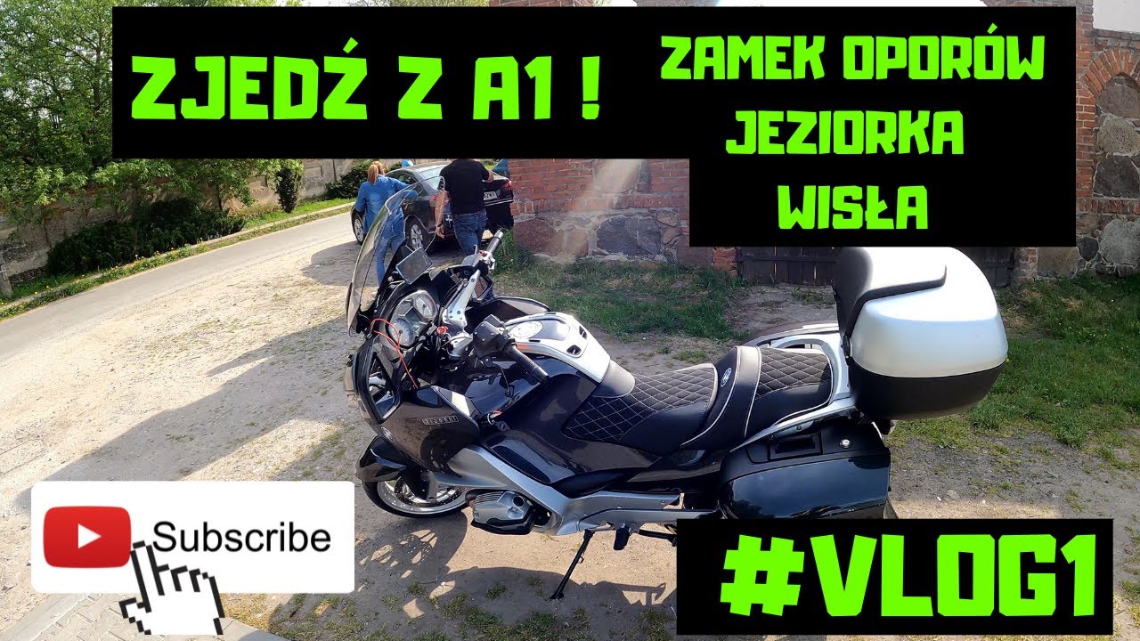 Zjedź z A1! Zamek w Oporowie i okolice (Vlog 1) #bmwr1200rt #bmwmotorrad #motovlog #motocyklem
