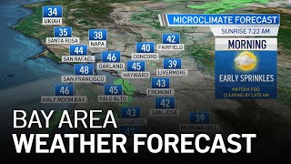 Bay Area Forecast: Fog & Sprinkles Early, Rain Ahead