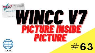 WinCC SCADA vb scripting course:  Control elements inside picture window WinCC V7  Tutorial #63