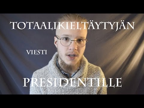 Video: Kuinka Kirjoittaa Viesti Presidentille