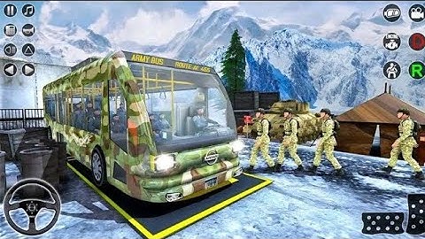 Army Bus Driver 2022 : Real Military Bus Simulator - android Gameplay