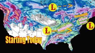 Multiple Winter Storms Bringing Damaging Winds, Severe Weather & Major Snowfall -The WeatherMan Plus