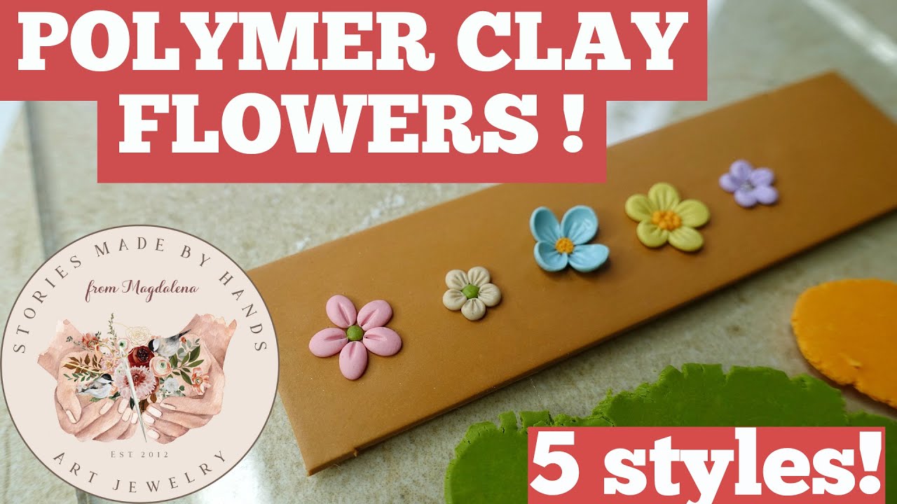 Make flowers #flowers  Clay crafts, Polymer clay flowers, Clay