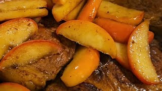 Apples & Porkchops  An easy dinner recipe