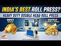 eagle Jewellery Heavy Duty Double Head Roll Press | High Power Rolling Machine
