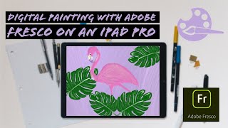 Digital Painting with Adobe Fresco on an Apple iPad Pro - time-lapse 2020