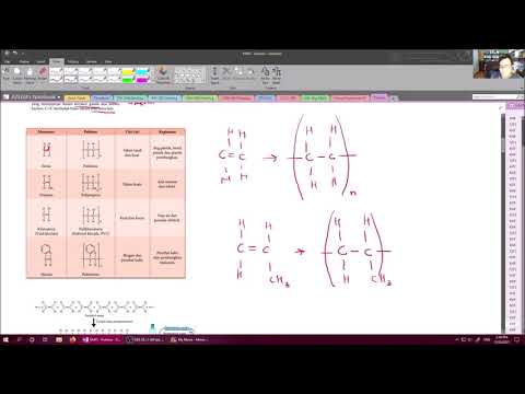 Video: Dalam pempolimeran pemeluwapan dua monomer bercantum?