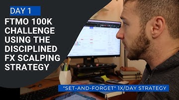 Easy Scalping Strategy for the FTMO $100k Challenge - Day 1