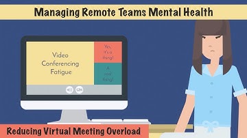 Managing Remote Teams Mental Health | Reducing Virtual Meeting Overload | Tips On Managing Virtually