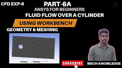 Fluid flow over a cylinder using Ansys Workbench | CFD Analysis | Computation