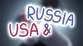 USA & Russia | CountryHumans | (Speedpaint)