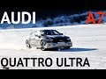 АКУЛА. ТЕСТ AUDI A7 + ПРОВЕРЯЕМ QUATTRO ULTRA НА ЛЬДУ ОЗЕРА