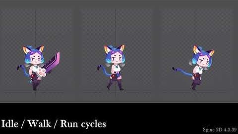[Spine2D] Action motion