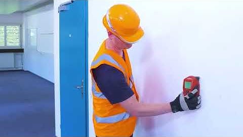 How to locate hidden objects in a drywall with Hilti Rebar Scanner Detector