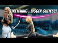 The Secret to Bigger Glutes? Stretching & Splits - How I do it? + GLUTE WORKOUT