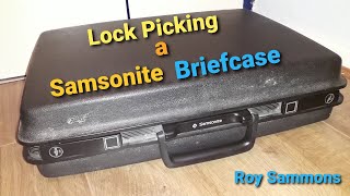 (191) Samsonite Briefcase Picked!