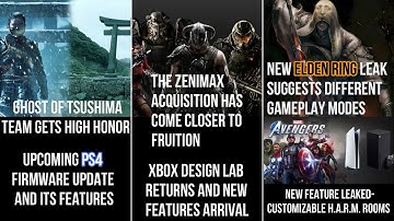 Upcoming PS4 Firmware Update | The Zenimax Media Acquisition | Xbox Controller Issue | Elden Ring
