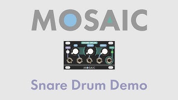 Mosaic 1U Snare Drum Demo (no talking)