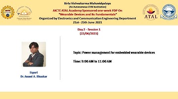 Power management for embedded wearable devices