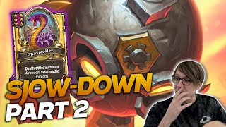 An Epic Sjow-Down! Savjz vs Sjow! Pt. 2 | Hearthstone Battlegrounds | Savjz